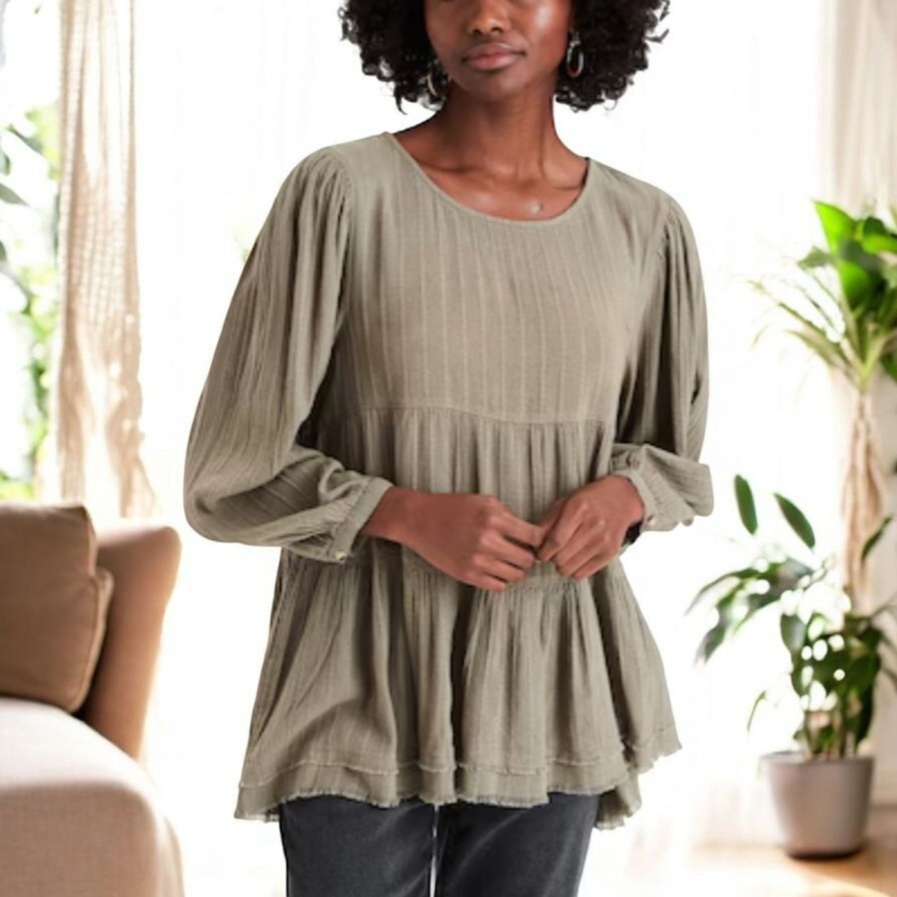 American Eagle Outfitters Sage Blouse